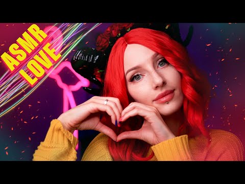 ASMR Give me your love 👄 Just send ❤ in comments ^_^  [  Antistress \ Heartbeat \ Kissing ]