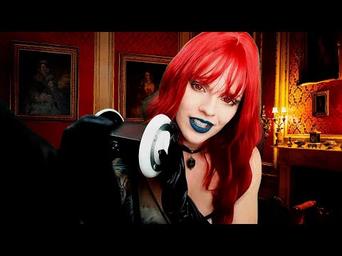 ASMR Faux Leather Gloves | No Talking After Intro| Finger Fluttering, Brushing, Soft Snapping & MORE