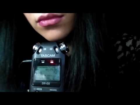 ASMR Mouth sounds / kissing sounds / inaudible whispering