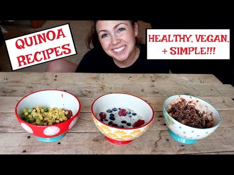 3 FAST + EASY MEALS made with QUINOA!