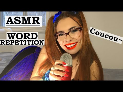 Word Repetition | ASMR ~French & English~