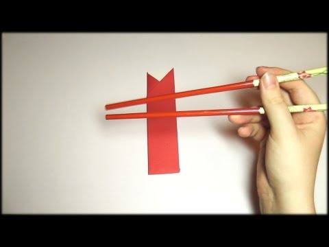 47. Origami: Hashi Wrappers - SOUNDsculptures (ASMR) 折り紙箸置き
