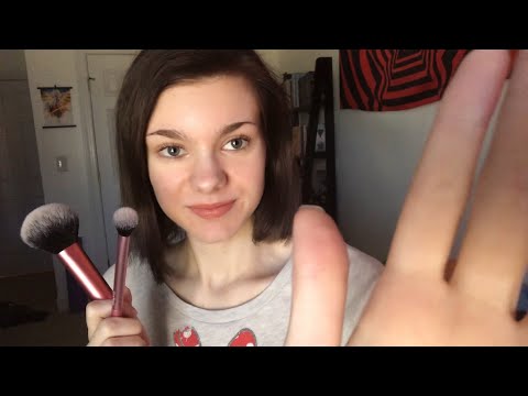 ASMR | Relaxing Hand Movements and Face Brushing | Personal Attention