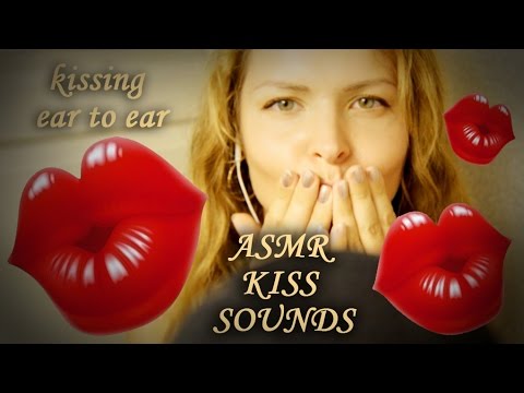 ASMR kissing ear to ear FRANÇAIS & RUSSE / Whisper / KISS SOUNDS