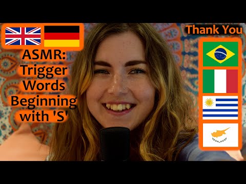 ASMR English/Deutsch: Trigger Words Beginning With 'S' | Trigger Wörter, die Mit 'S' Beginnen