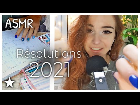 ASMR Français | Résolutions 2021 ⭐Commencer l'année sereinement ♥