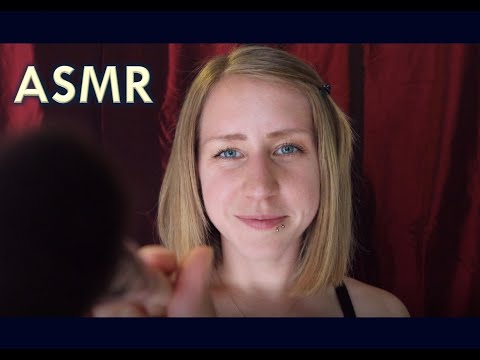 ASMR - Friend does your make up and hair (staying in together)