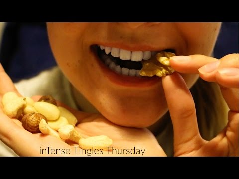 Binaural ASMR ♥ Eating Nuts | Chewing & Mouth Sounds