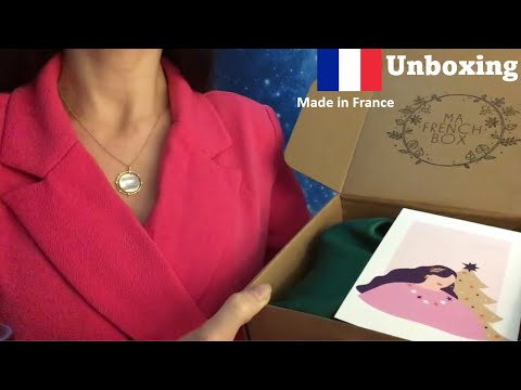 ASMR * Unboxing Mafrenchbox Décembre 100% Made In France