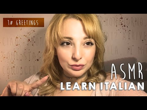 ASMR | Learn Italian: Greetings 👋