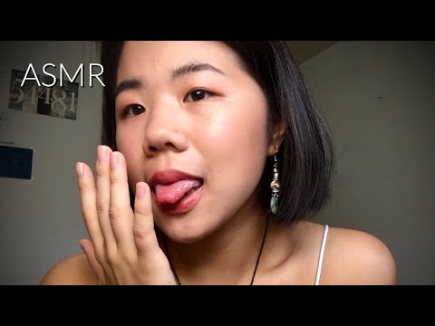 ASMR | Hand Licking & Mouth Sounds (No Slurping~)