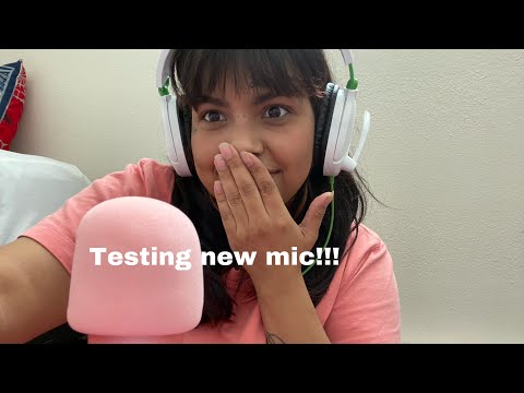 SPIT PAINTING!! Asmr testing new mic gets better at the end lol