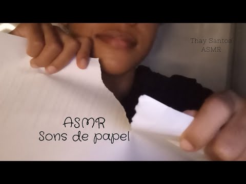 ASMR: Rasgando papel (caseirinho, Paper sounds)