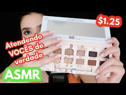 ASMR: VENDEDORA DE COSMÉTICOS - ATENDENDO VOCÊS DE VERDADE (Roleplay) - Naiane