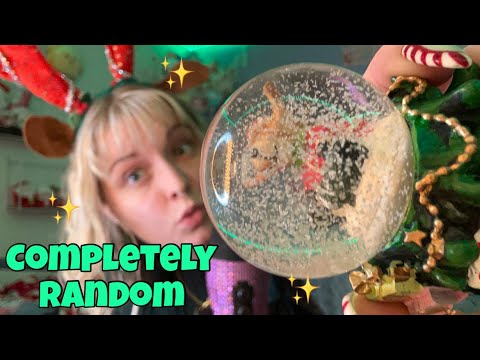 ASMR Fast and Aggressive Completely and Utterly Random Triggers for people with ADHD 🎁🎅🏻🎄✨❤️