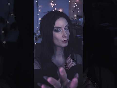 ASMR Would you let Morticia Give You A Manicure? 💅  (CLICK TITLE FOR FULL VID) #asmr ⁠⁠#shorts