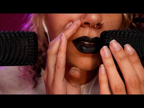 Close Mouth Sounds & Repetitive Phrases (hold still, it's okay, you are safe) ASMR