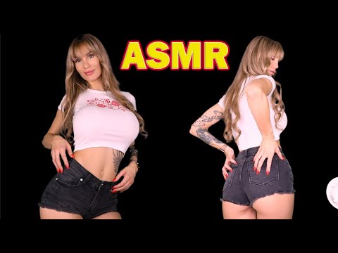 ASMR Jean Shorts SCRATCHING - Fabric Sounds to relax and for intense Tingles