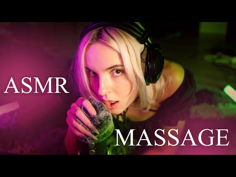 ASMR Wind Protection Massage in Blue Yeti + Whispering for you 💘