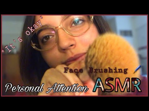 Personal Attention ASMR| Face Brushing & Positive Affirmations| Lo-Fi