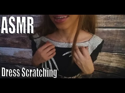{ASMR} Dress scratching | Beads