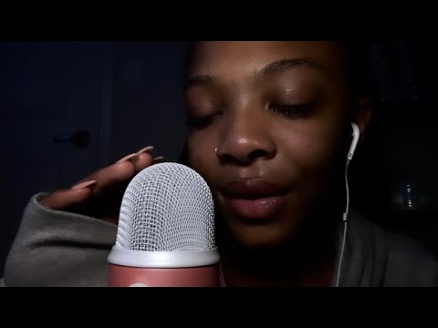 ASMR UP CLOSE whispering + positive affirmations/repeating positive phrases + personal attention