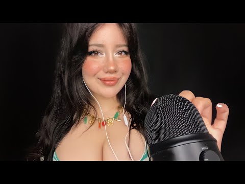 ASMR | fast&slow mic scratching ( triggers,tapping)