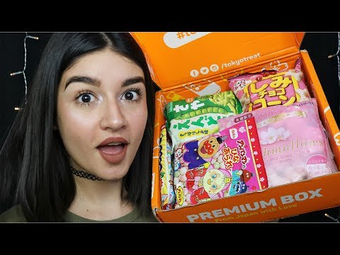 ASMR Unboxing Japanese Candy (TokyoTreat) ♡