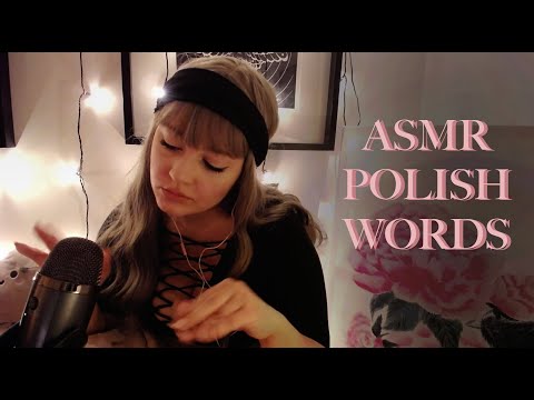 ASMR | Polish Words | Whispers | Hand Sounds