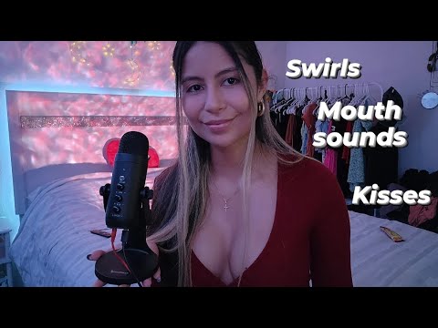 ASMR 💋 Mouth sounds & hand movements (kisses | eating you)