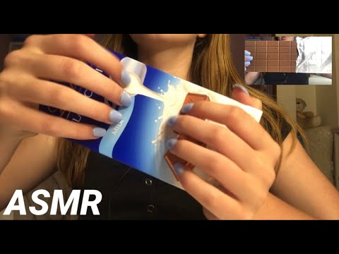 ASMR Chocolate Bar | Fast Tapping, Scratching, and Snapping Sounds (No Talking)