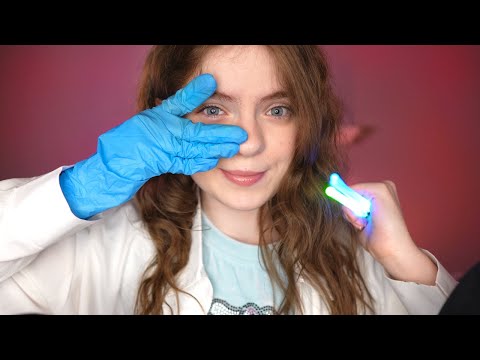 ASMR Cranial Nerve Exam BUT With Your EYES CLOSED! 🥱💤Medical Doctor Roleplay For Sleep