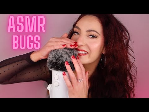 ASMR Searching for Bugs (Inaudible Whispering, Mic Scratching, Mouth Sounds, Plucking)