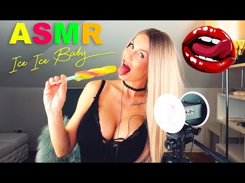 ASMR POPSICLE EATING LICKING BITING 3 DIO  INTENSE MOUTH SOUNDS