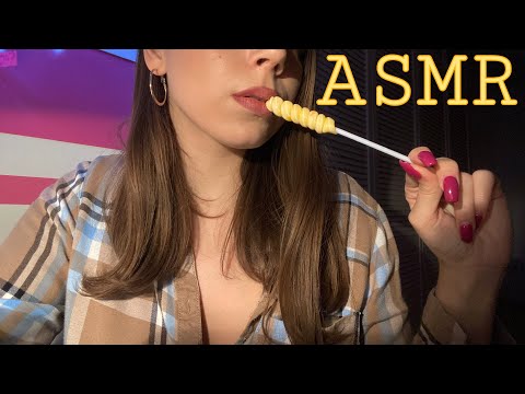 ASMR | Lollipop eating 🍭 *mouth/licking sounds*