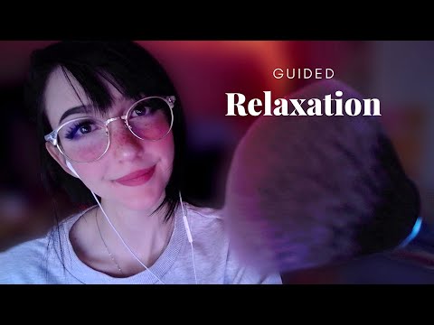 ASMR ☾ 𝐑𝐞𝐥𝐚𝐱𝐢𝐧𝐠 𝐘𝐨𝐮𝐫 𝐁𝐨𝐝𝐲 [guided relaxation, ear to ear whisper, face brushing] Dec. Special 7/10✨