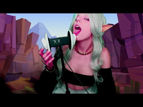ASMR Vamp Android 21 Ear Licking | 3Dio | Ear To Ear | Fast & Slow