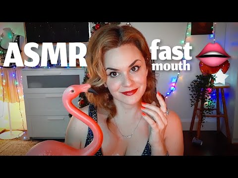 ASMR Fast Mouth Sounds and Aggressive Triggers 🦩