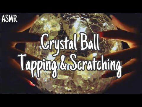 Crystal Ball ASMR (Tapping, Scratching, Brief Cat Purrs, No Talking)