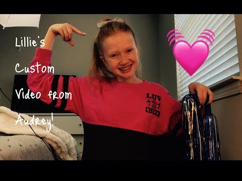 ASMR~ Preppy Cheer Captain Roleplay ~ Lillie’s Custom Video From Audrey