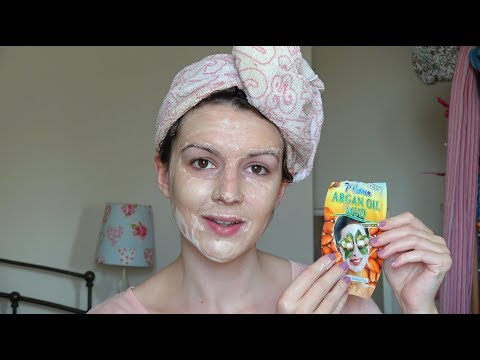 ASMR Pampering Myself - Face Mask and Makeup