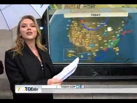 scarlett johansson weather Girl JOB - Hollywood News