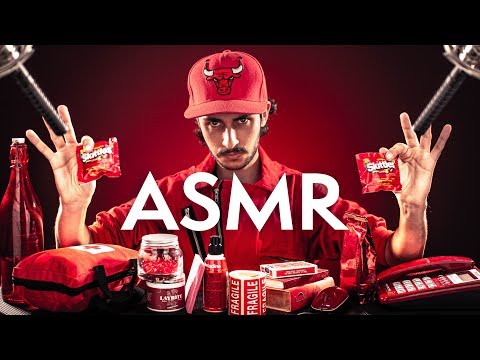 ASMR Red Triggers ❤️NO TALKING for SLEEP 😴
