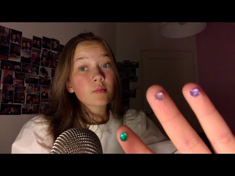 asmr- pure tapping sounds (rhinestone fingers)