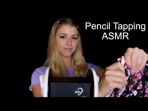 Pencil Case Tapping ASMR ft. ThatGirl ASMR