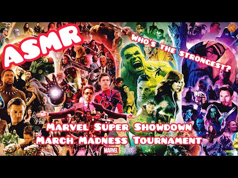 ASMR | Marvel Showdown 💥 (March Madness Tournament) w/Whispering, Tapping, Assorted Sounds