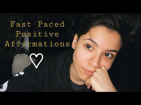 ASMR [Fast Paced] POSITIVE AFFIRMATIONS [You are okay] [You are safe] [Hand Movements]