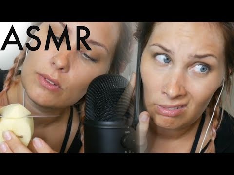 ASMR SUOMI * Aamupalaa, kuulumisia ja kirjan tuhoamista * eating,rambling, reading, drawing etc..