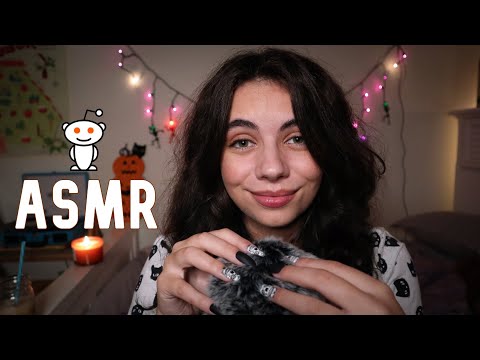 Spooky Halloween Reddit Stories - ASMR (Whispered, Mic Brushing) 🎃