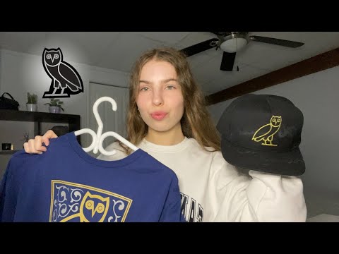 Asmr Drake's OVO merch collection (fabric scratching, tapping)